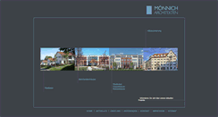 Desktop Screenshot of moennich-architekten.de