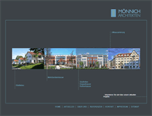 Tablet Screenshot of moennich-architekten.de